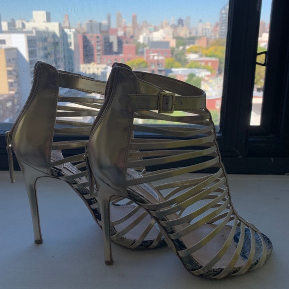 Steve Madden Size 8 Gold Gladiator Pumps